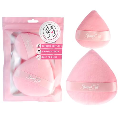 StansOut Memory Foam Makeup Sponge – No-Water-Needed Blender for Liquid, Cream & Powder Foundation – Airbrush Finish, Flawless Application