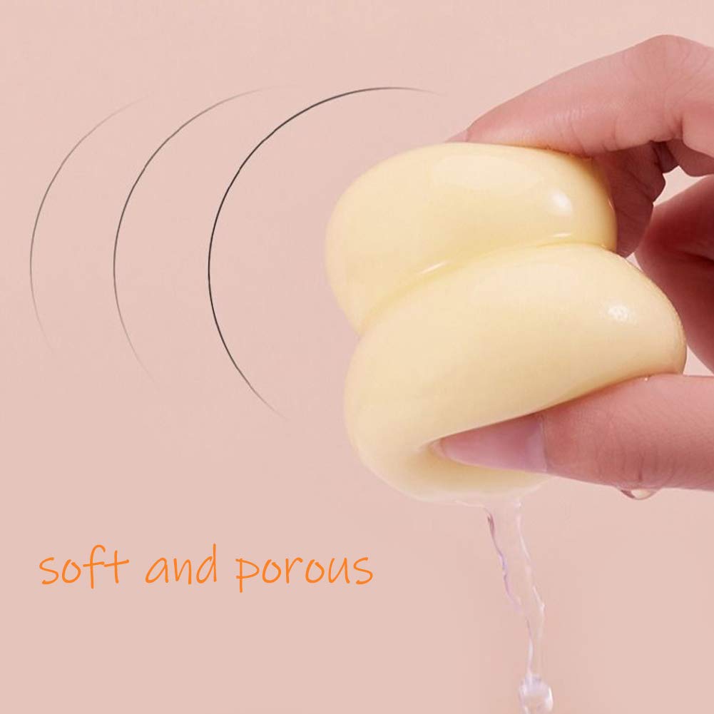 24-Pack Makeup Sponge Set with Holders, 7 Colors