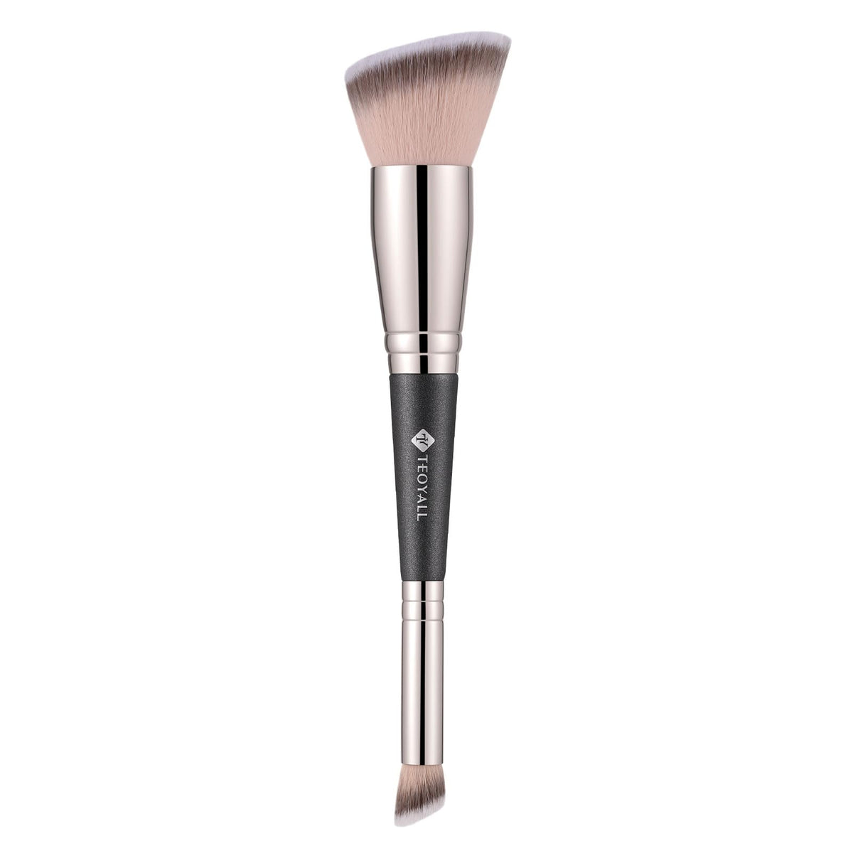 TEOYALL Dual-Ended Brush, Cat Paw Foundation and Under Eye Concealer Brush