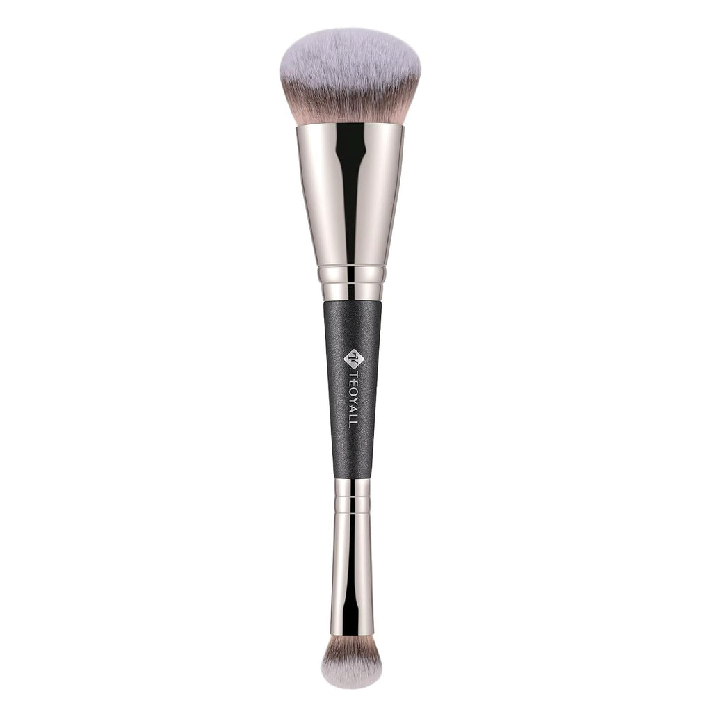 TEOYALL Dual-Ended Brush, Cat Paw Foundation and Under Eye Concealer Brush