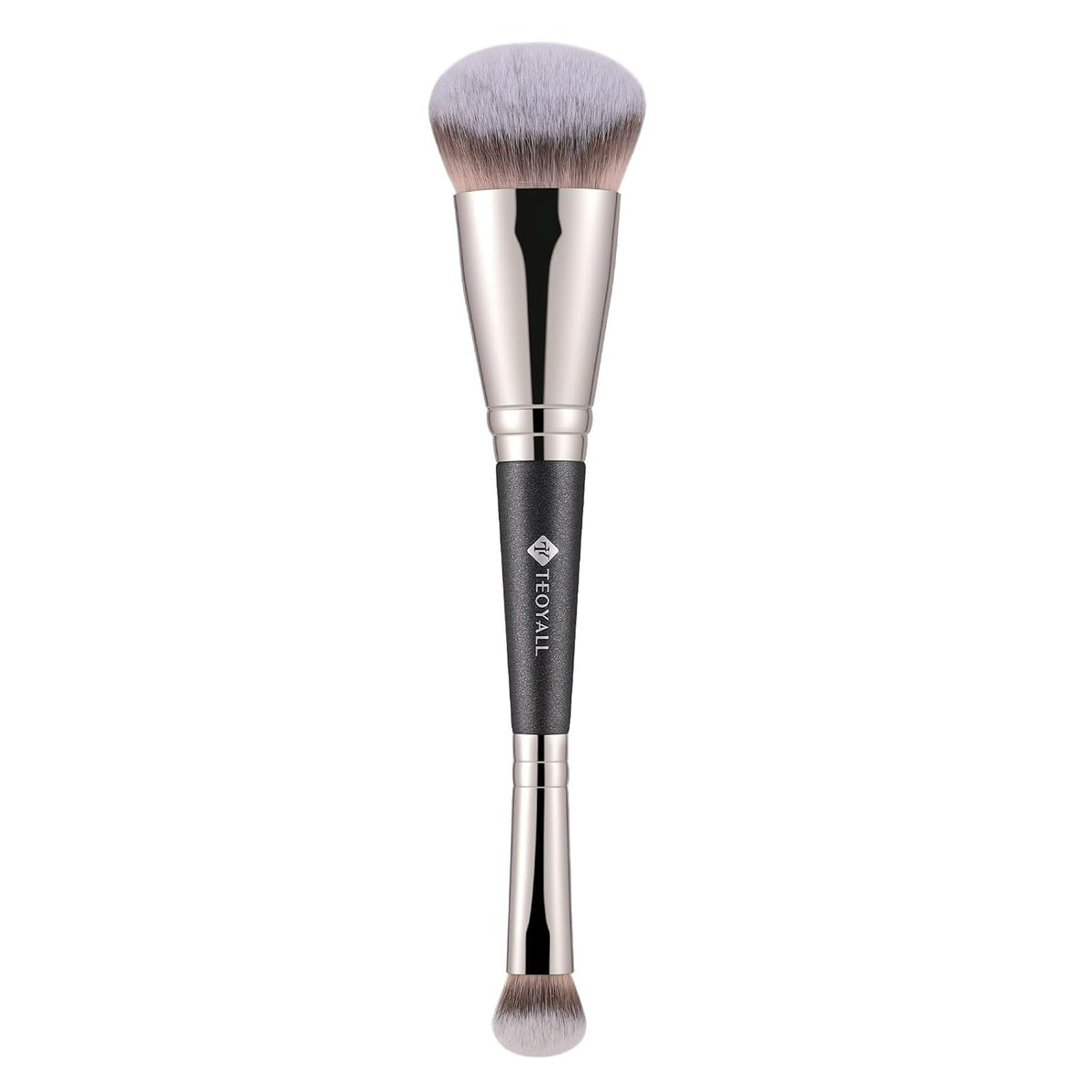 TEOYALL Dual-Ended Brush, Cat Paw Foundation and Under Eye Concealer Brush