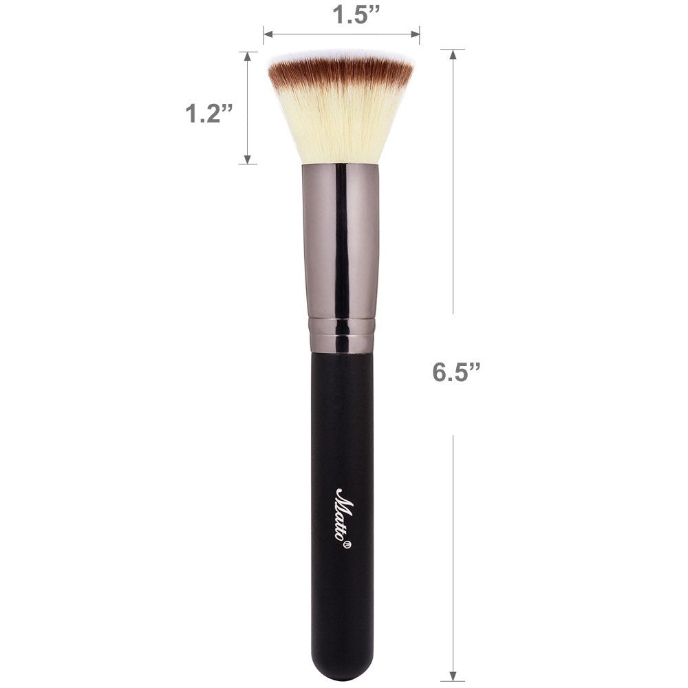 Matto Flat Top Foundation Brush for Liquid, Cream and Mineral Foundation