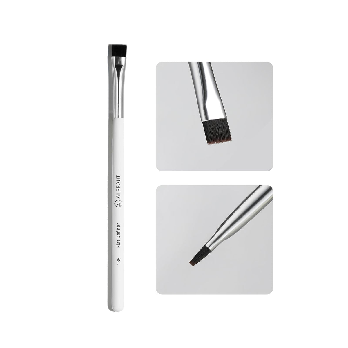 Albeaut Concealer Brush, Angled Under Eye Makeup Small Foundation Precision Face Blending Brush (193 concealer brush), 1pc