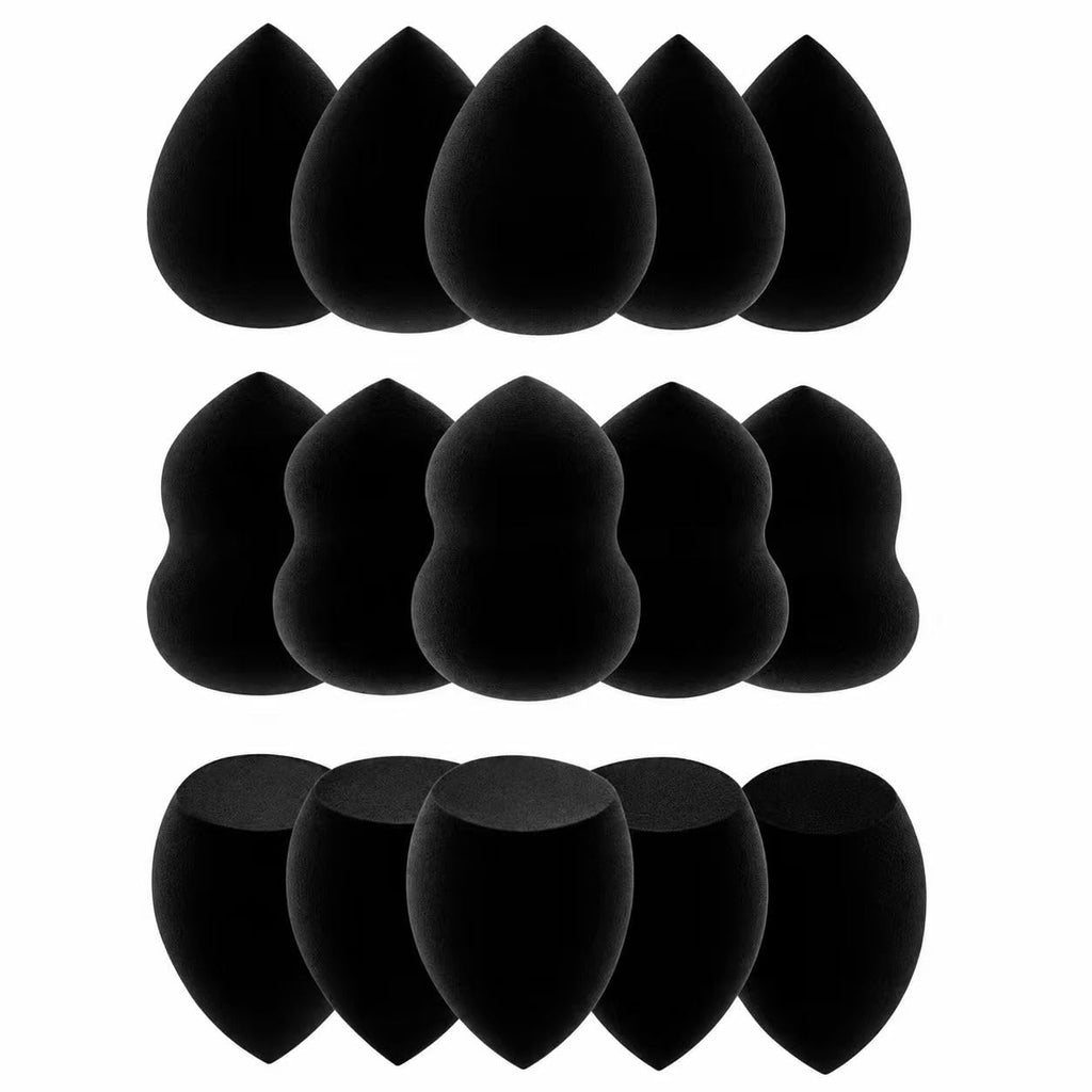 24-Pack Makeup Sponge Set with Holders, 7 Colors