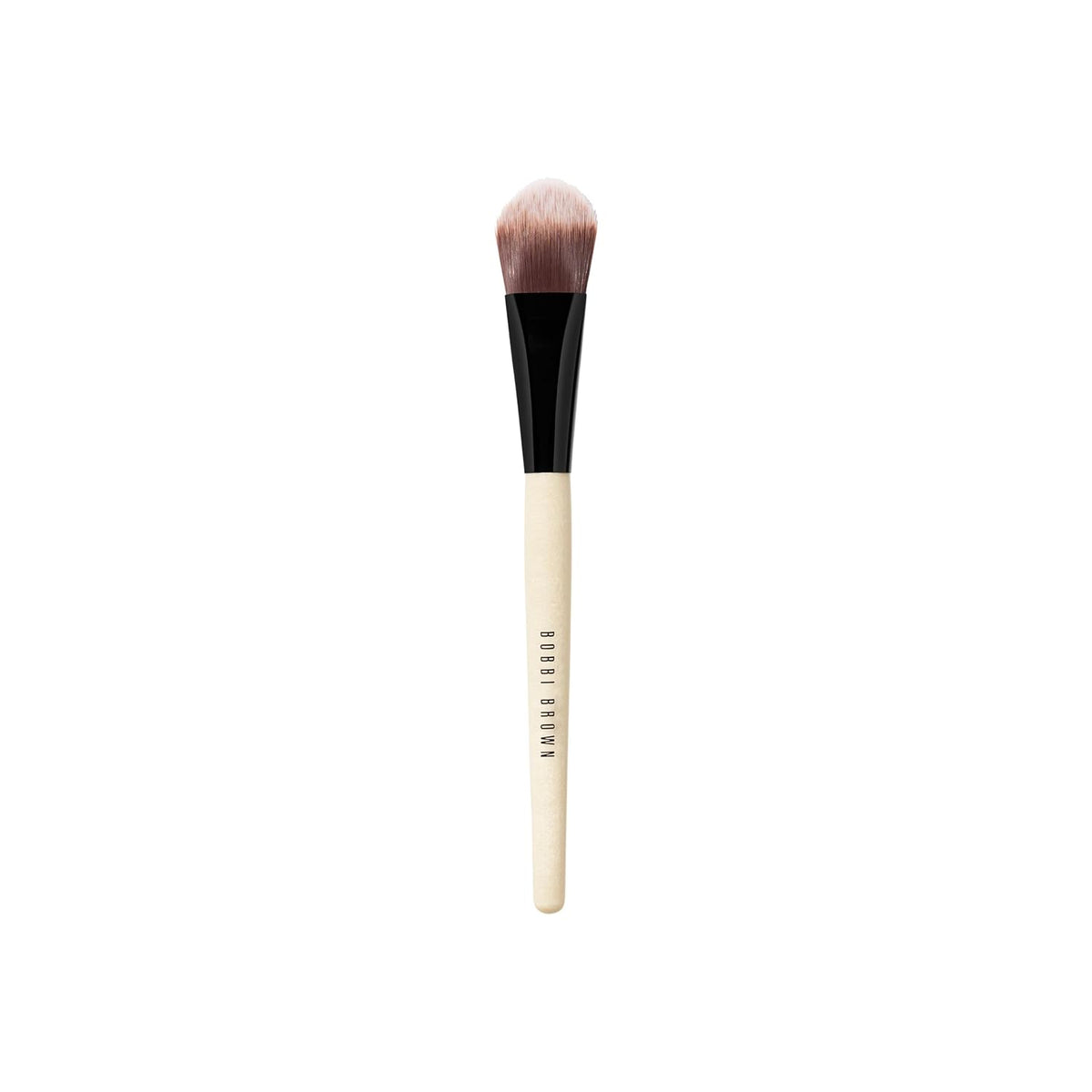 Bobbi Brown Full Coverage Face Brush | Round-Head Makeup Brush for Blending Liquid Foundation