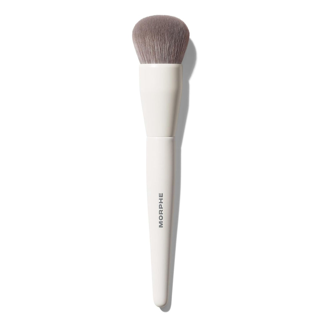 Morphe M104 Domed Foundation Brush - Dense Blending Tool for Seamless Coverage & Liquid Makeup Application - Buffing Foundation Brush for Even Complexion Finish