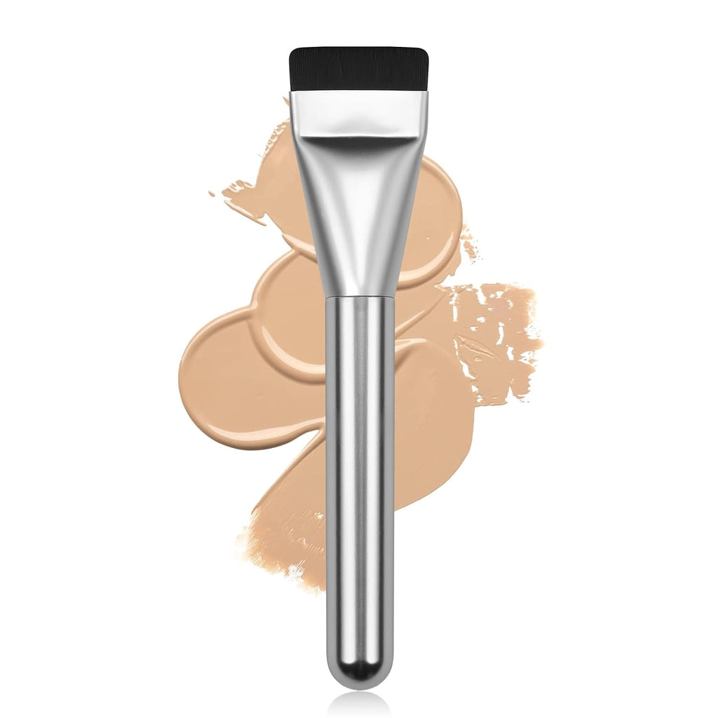 Flat Foundation Brush,Korean Makeup Brush Spatula Facial Brush