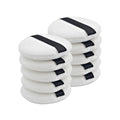 4PCS Soft Powder Makeup Puffs with Ribbon, 2.16-Inch