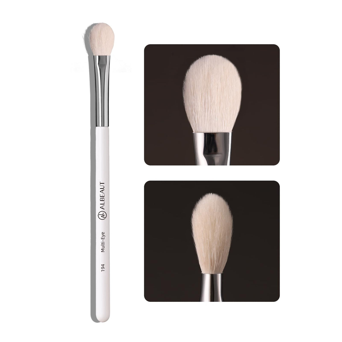 Albeaut Concealer Brush, Angled Under Eye Makeup Small Foundation Precision Face Blending Brush (193 concealer brush), 1pc