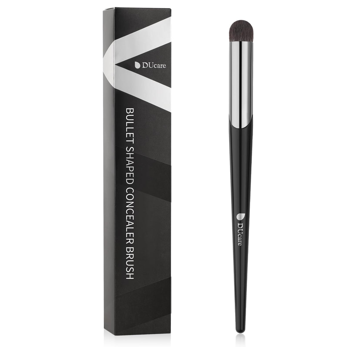 DUcare Flat Foundation Brush for Liquid Makeup, Premium Synthetic Hair Concealer/Kabuki Makeup Brush, Dense Bristles Design, Multi-Purpose Face Brushes for Liquid/Cream/Facial Mask