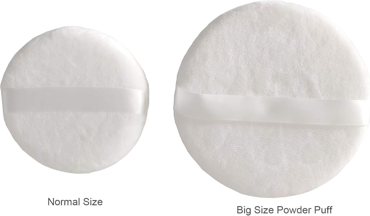 Topwon 5 Inch Powder Puff for Body Baby - Extra Large Jumbo Size Body Powder Puff Dusting Powder Blending & Setting Makeup Foundation (1 Pieces)
