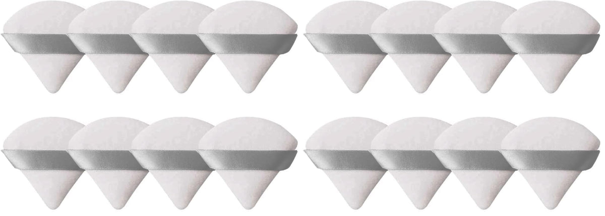 8 Pieces Triangle Powder Puff Face Soft Triangle Makeup Puff Velour Cosmetic Foundation Blender Sponge Beauty Makeup Tools