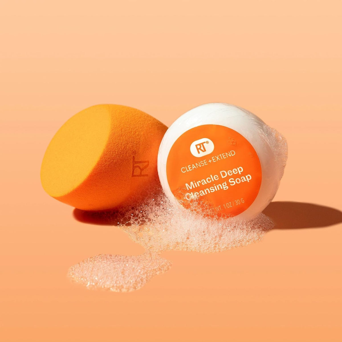 Real Techniques Miracle Blend + Cleanse Set, Makeup Sponge Cleaner