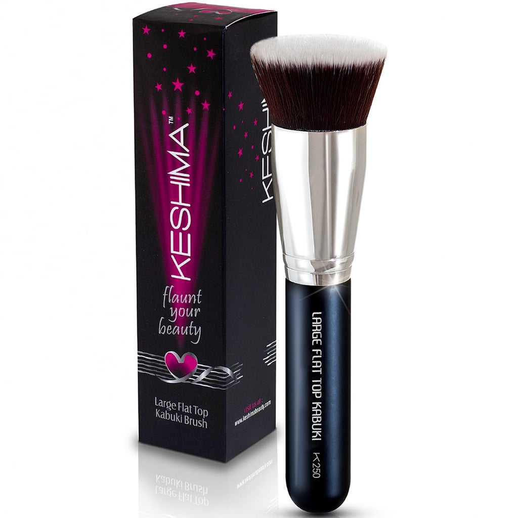 Large Flat Top Kabuki Foundation Brush by Keshima - Premium Makeup Brush