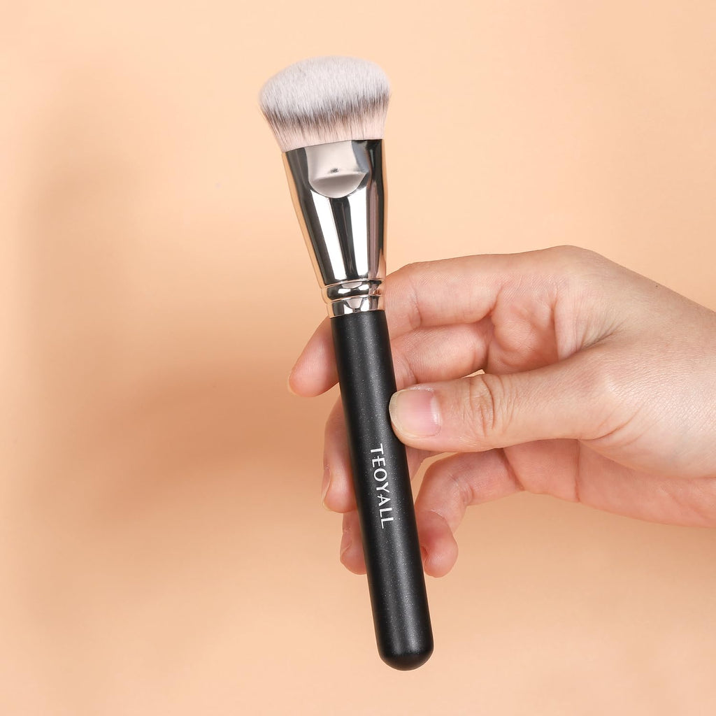 TEOYALL Cat Paw Foundation Brush, Large Dense Contour Blush Multitask Brush