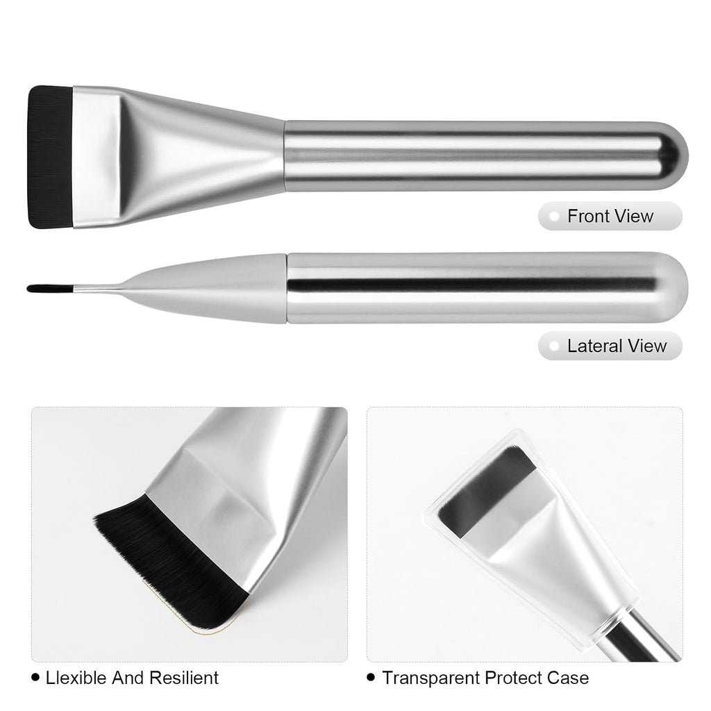 Flat Foundation Brush,Korean Makeup Brush Spatula Facial Brush