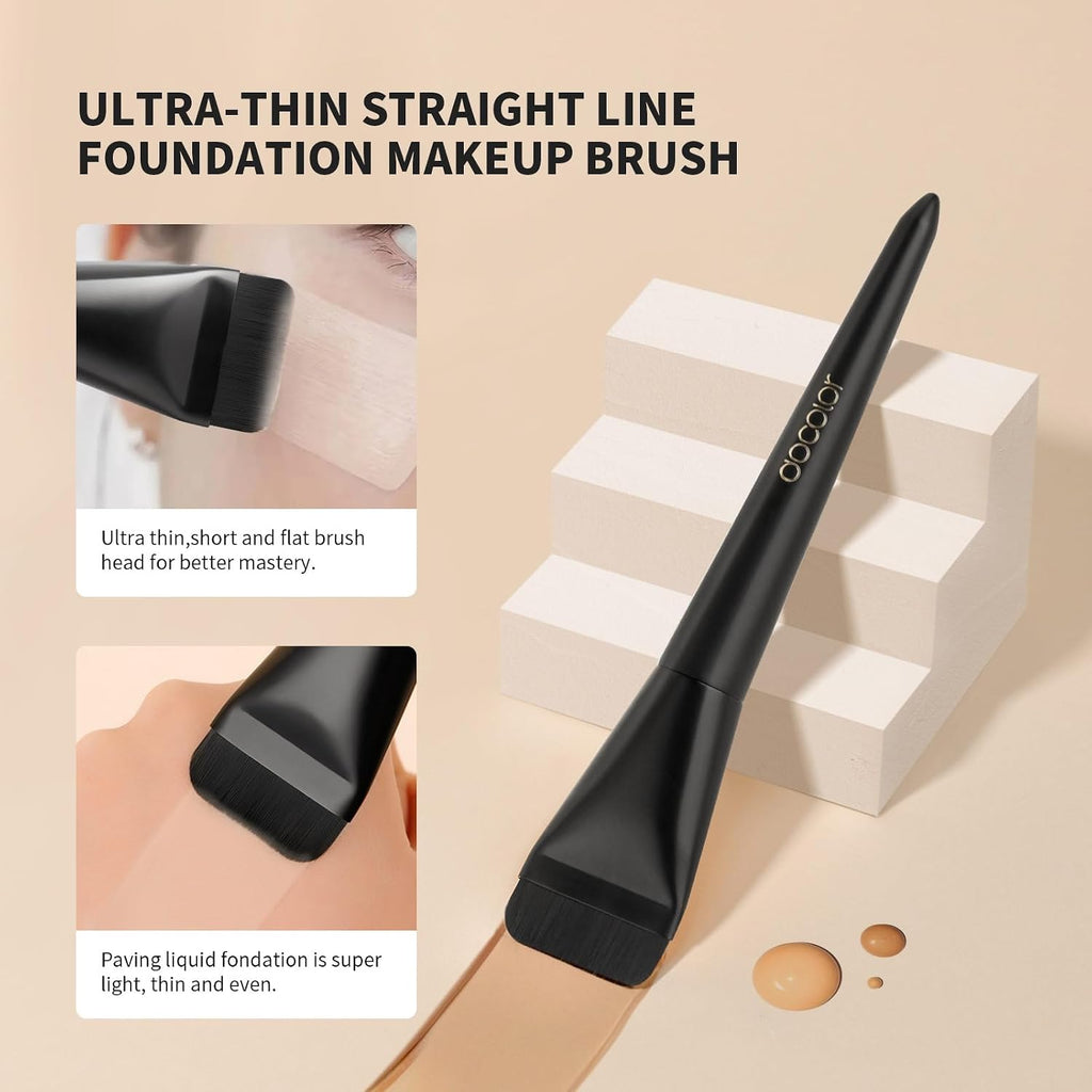 Flat Foundation Brush By docolor - Korean Makeup Spatula Brush