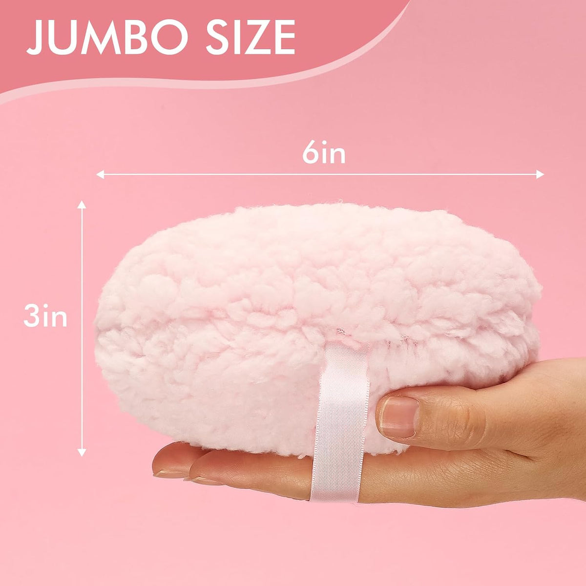 WSYUB Powder Puff, 6'' Powder Puff for Body Powder,Body Powder Puffs