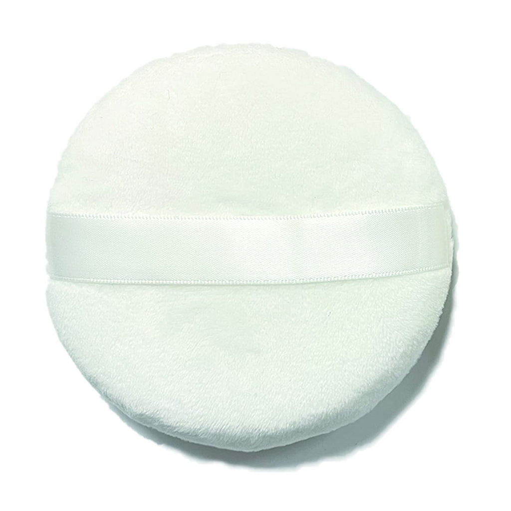Topwon 4 Inch Powder Puff, Washable Large Body Powder Puff for Face Cleaning,Makeup & Powder Foundation Blending - Soft & Furry