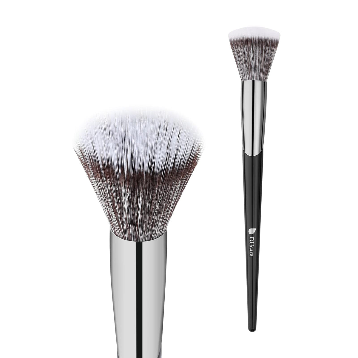 DUcare Flat Foundation Brush for Liquid Makeup, Premium Synthetic Hair Concealer/Kabuki Makeup Brush, Dense Bristles Design, Multi-Purpose Face Brushes for Liquid/Cream/Facial Mask