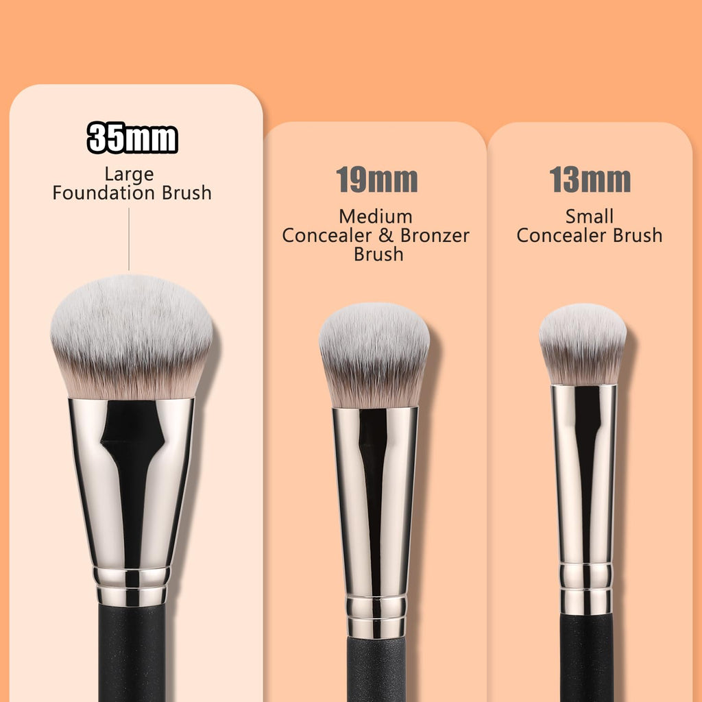 TEOYALL Cat Paw Foundation Brush, Large Dense Contour Blush Multitask Brush