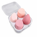 Makeup Sponge Set 4 Pcs Blender for Foundation Latex Free with Travel Case