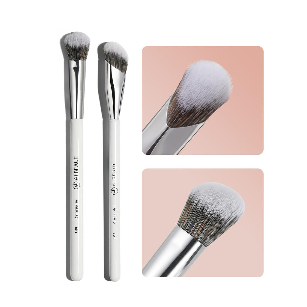 Albeaut Makeup Brush for Foundation Concealer Blush Contour Liquid Cream Blending Angled Shape