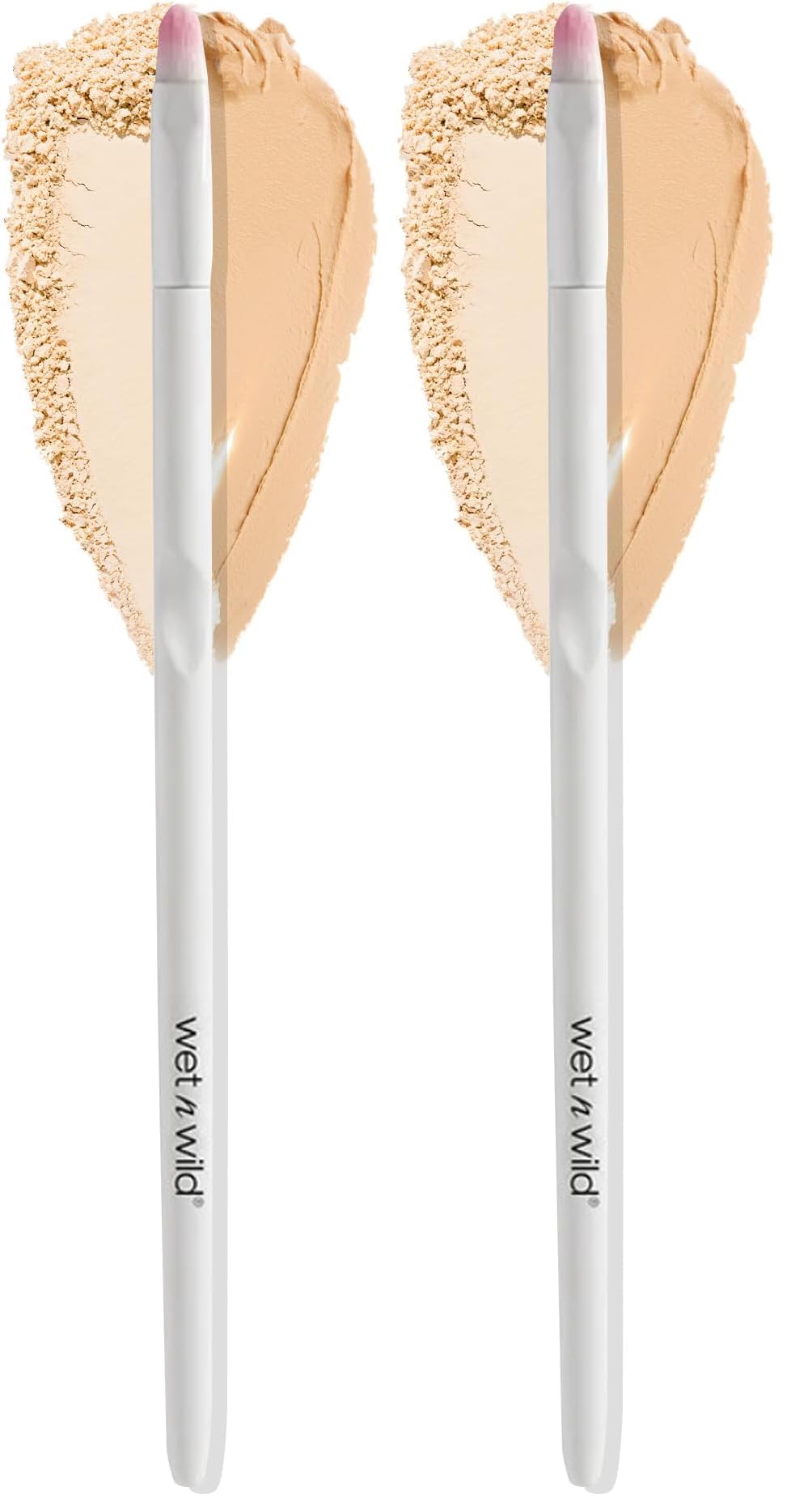wet n wild Foundation Brush, Densely-Packed Synthetic Fiber Bristles for Liquid, Cream & Powder, Ergonomic Handle for Comfortable Control