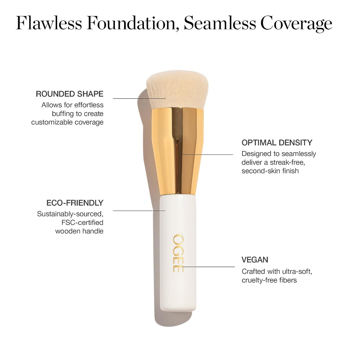 Ogee Professional Quality Makeup Brush