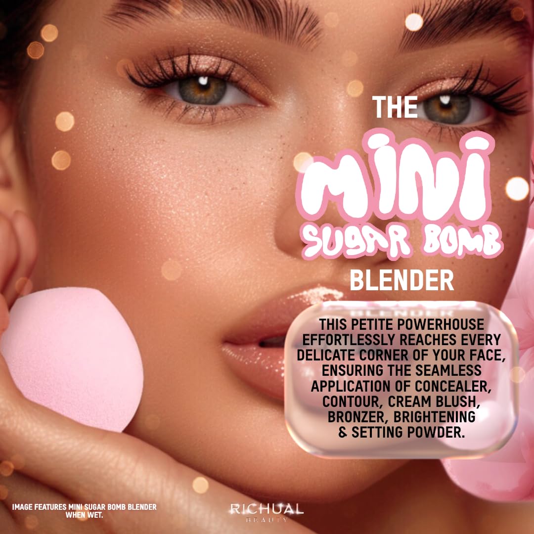 BIG SUGAR BOMB BLENDER Marshmallow Soft Makeup Sponge Set ~ For Face & Body