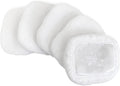 Honeybee Gardens Cotton Cosmetic Powder Puff Replacement Pads, White 5 Pack