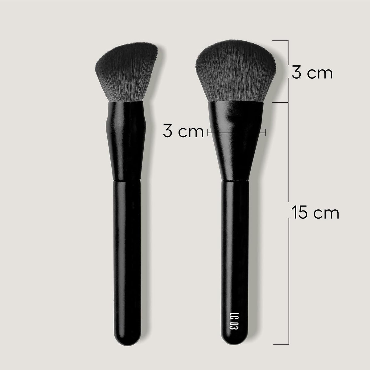 rephr LC 03 Foundation Brush for Liquid and Cream Makeup - Synthetic