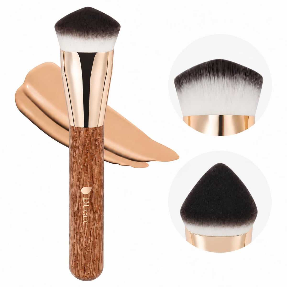 DUcare Makeup Brushes Angled Foundation Brush for Flawless Makeup