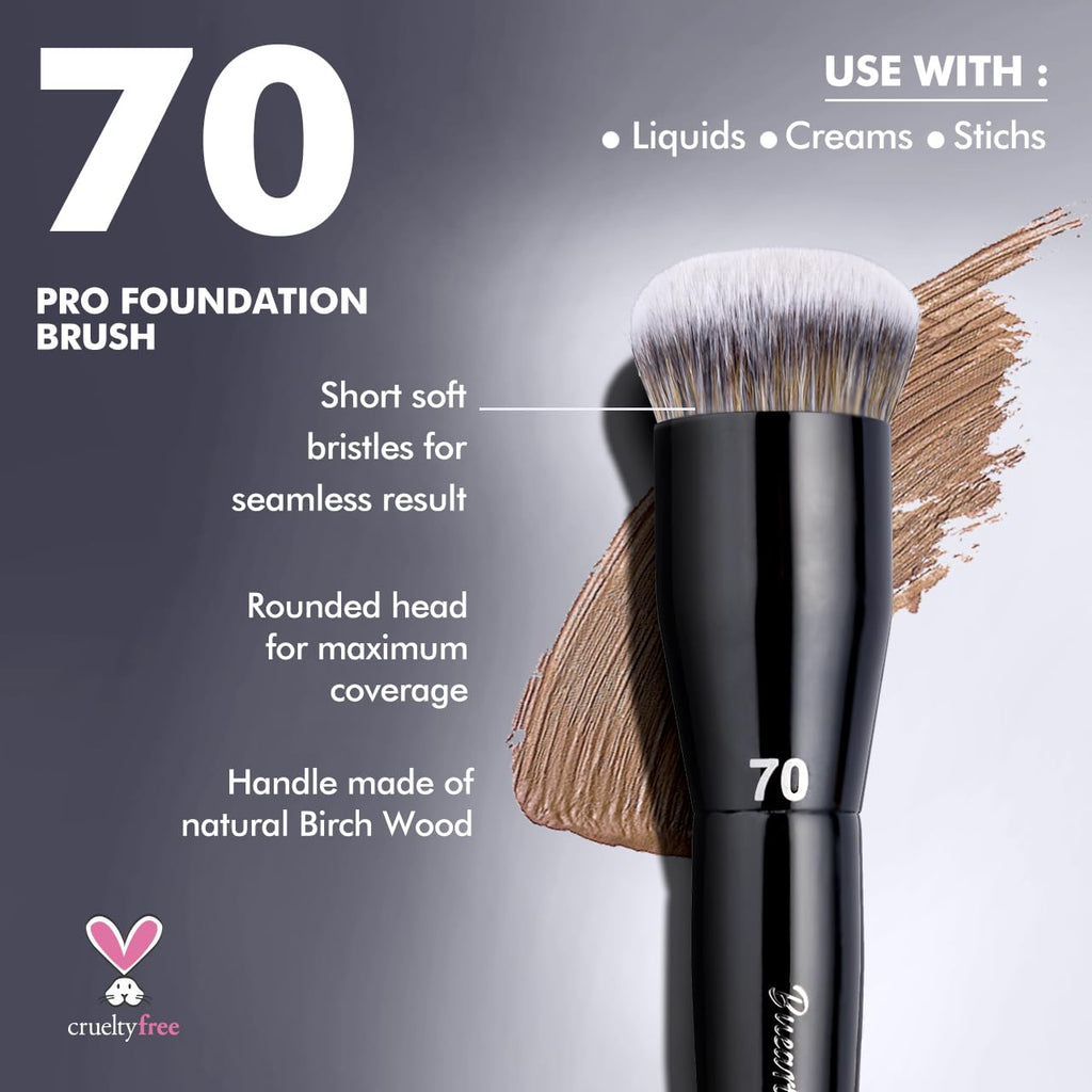 Bueart Design Professional Super Dense Foundation Buffing Brush 70