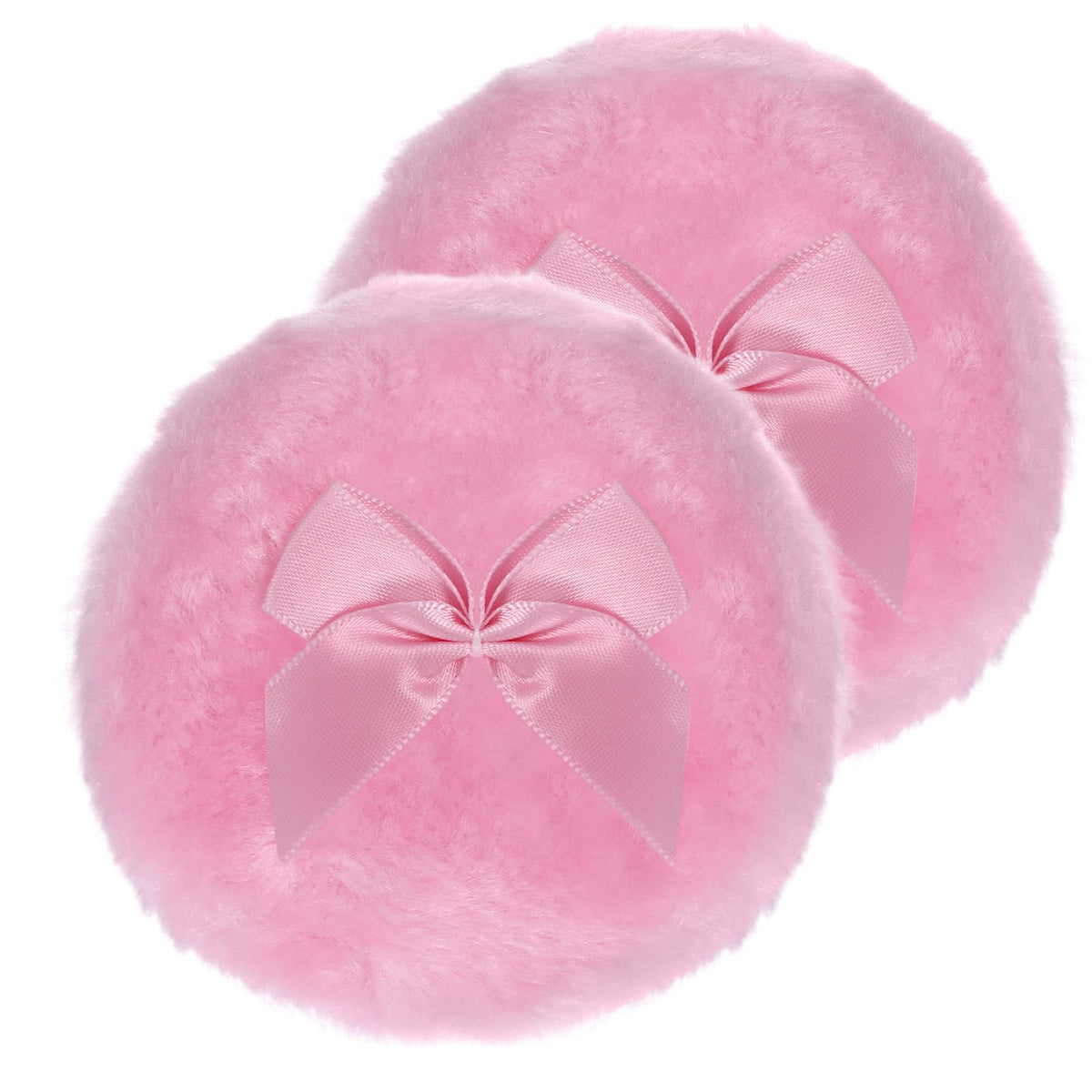 2 Pcs Large Body Powder Puff, 3.5 Inch Powder Puff for Body Powder, Soft Washable Reusable Dusting Powder Puff, Big Fluffy Powder Puff for Wet Dry Makeup Face Body
