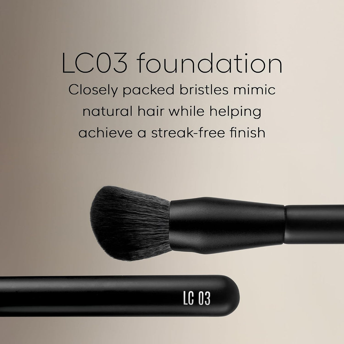 rephr LC 03 Foundation Brush for Liquid and Cream Makeup - Synthetic