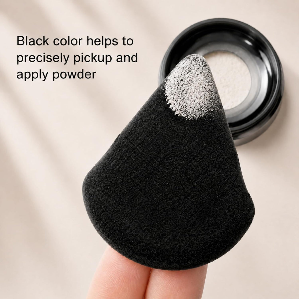RockFancy Powder Puff 6Pcs, Triangle Powder Puffs for Loose & Foundation