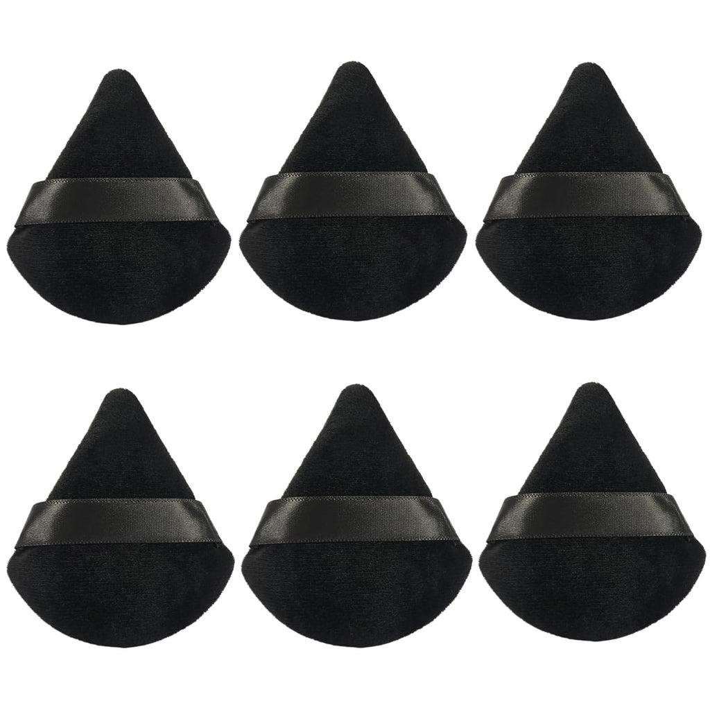 RockFancy Powder Puff 6Pcs, Triangle Powder Puffs for Loose & Foundation