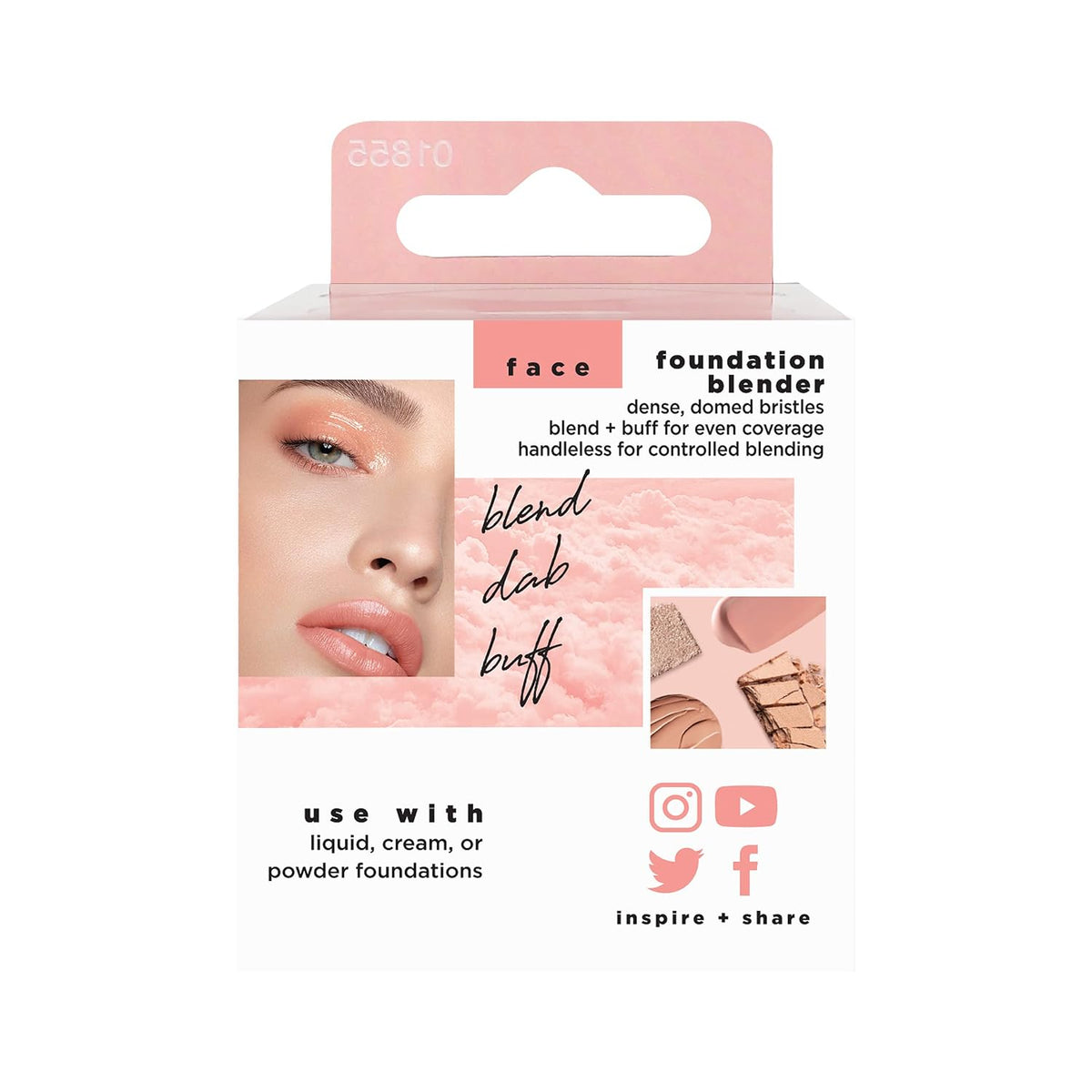 Real Techniques Makeup Blender, Kabuki Brush for Face or Body Makeup
