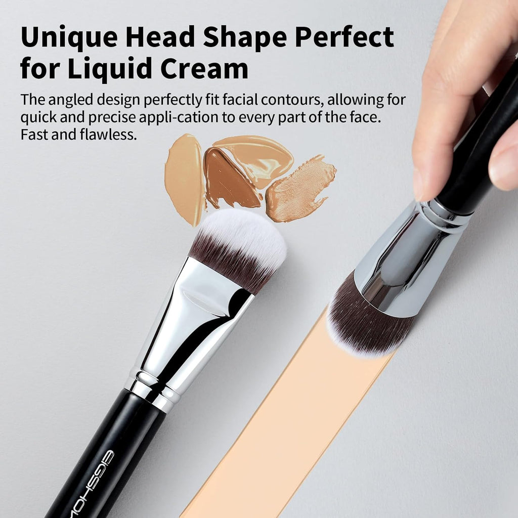 EIGSHOW Pro Slanted Kabuki Foundation Brush, Premium Makeup Brush