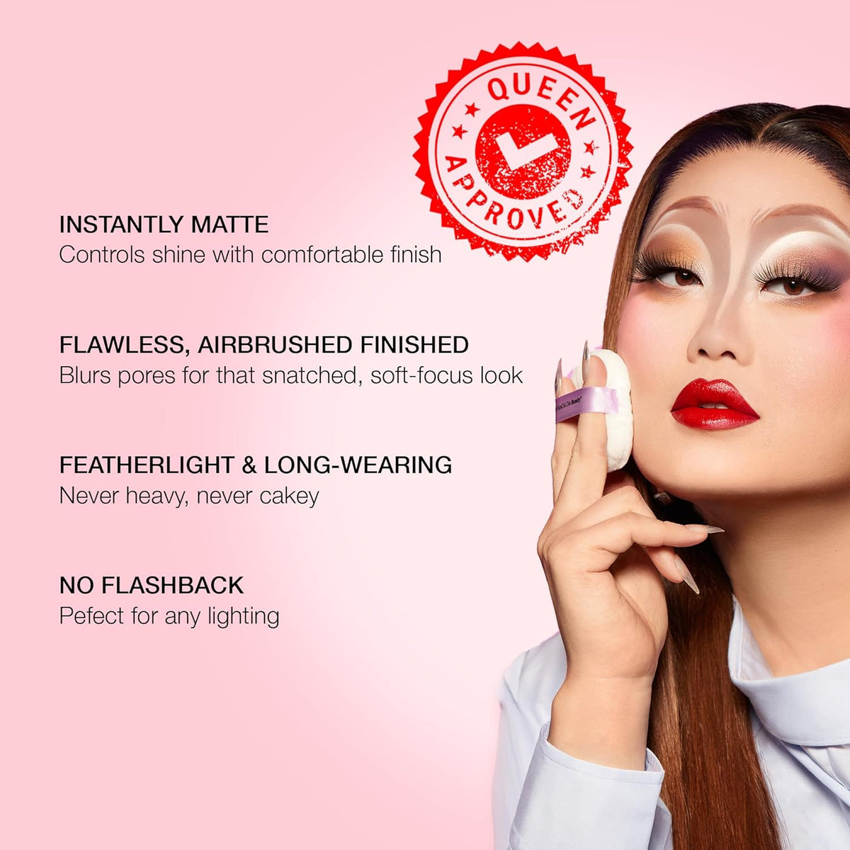 KimChiChic Beauty Puff Puff Pass Set & Bake Loose Setting Powder Makeup