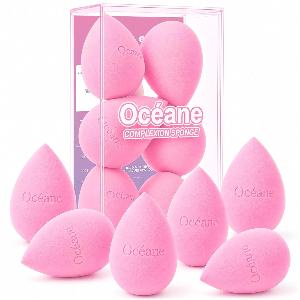Makeup Sponge Set – Latex-Free and High-definition Set of 6 Makeup Wonder Blender for Liquid, Cream & Powder Super Soft Beauty Sponge Blenders