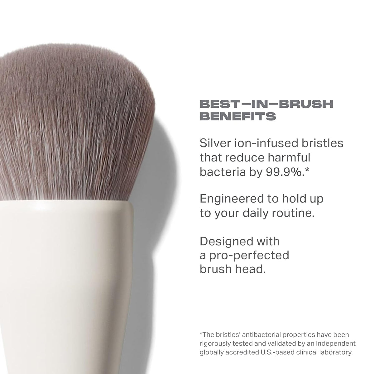 Morphe M104 Domed Foundation Brush - Dense Blending Tool for Seamless Coverage & Liquid Makeup Application - Buffing Foundation Brush for Even Complexion Finish