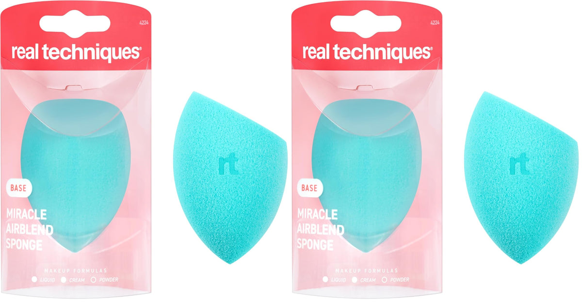Real Techniques Miracle Airblend Foundation Sponge, Makeup Blending Sponge