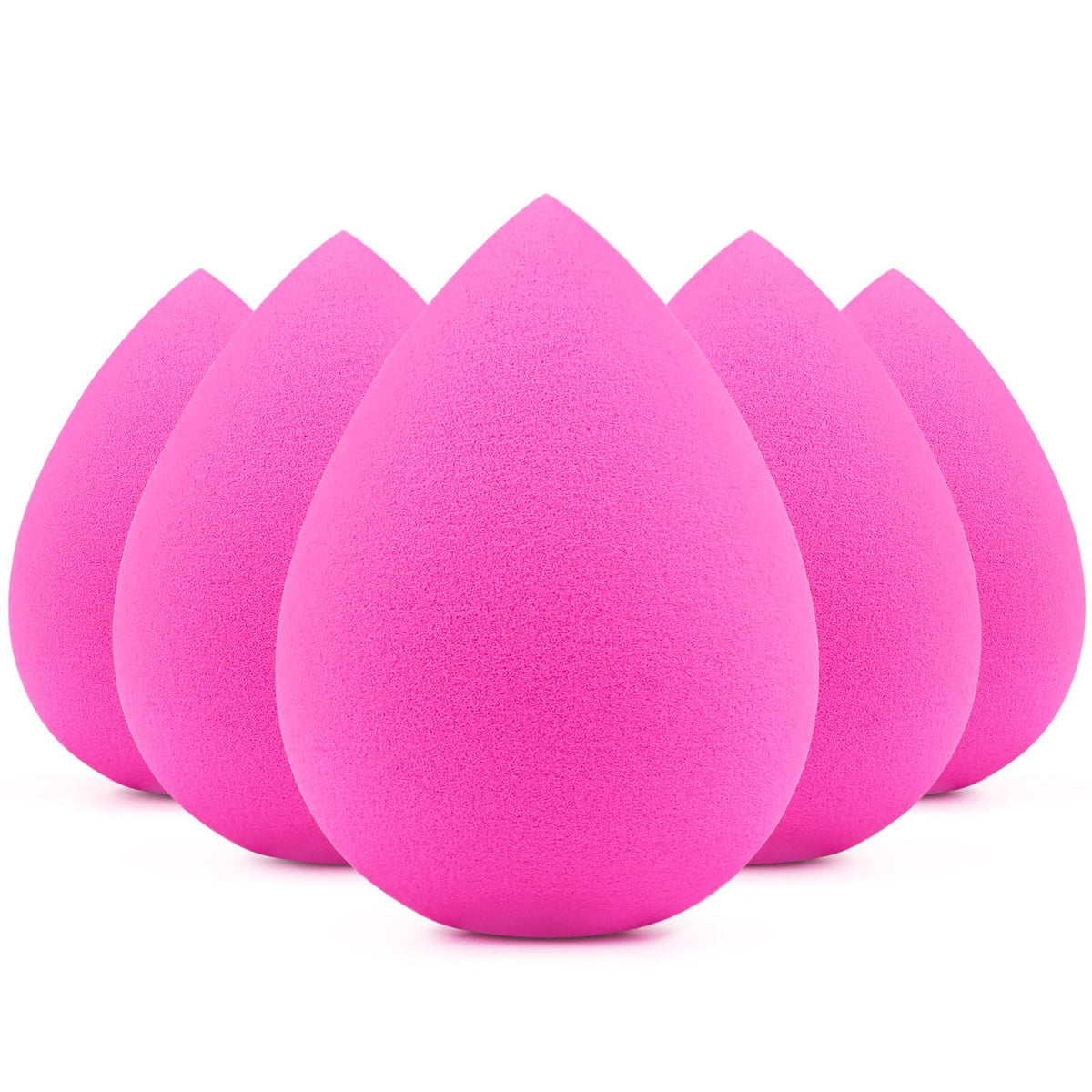 BEAKEY Makeup Sponge Set, 5 Pack Foundation Beauty Sponges & Soft Blenders