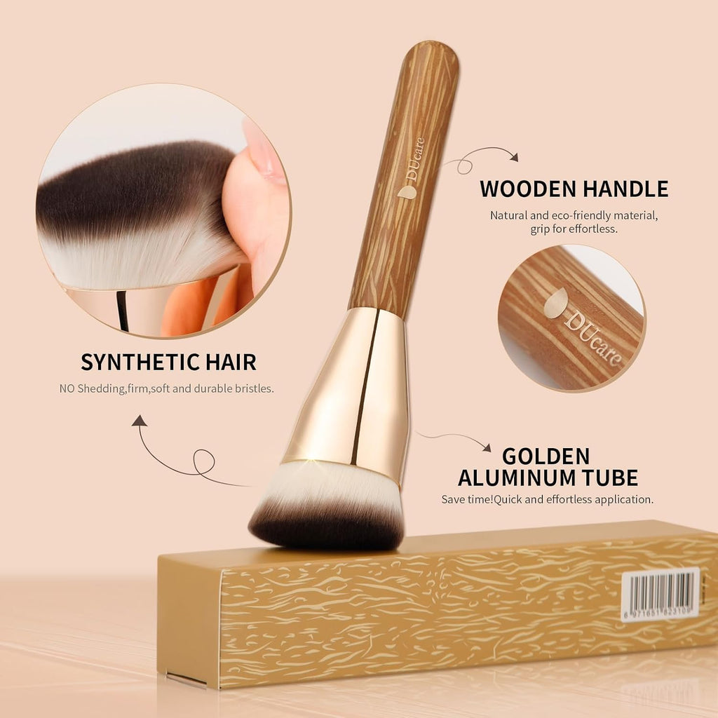 DUcare Makeup Brushes Angled Foundation Brush for Flawless Makeup