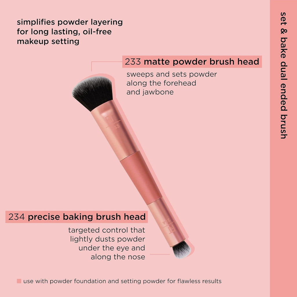 Real Techniques Cover & Conceal Dual Ended 2-in-1 Makeup Brush