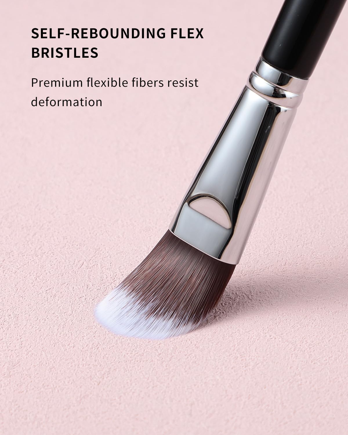 EIGSHOW Flat Foundation Brush With Non-Absorbent Synthetic Bristles (F615)