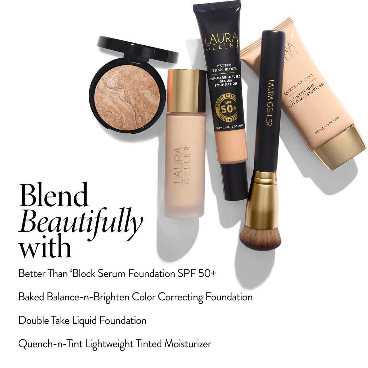 LAURA GELLER Makeup Brushes - 06 Full Coverage Foundation Blending Brush