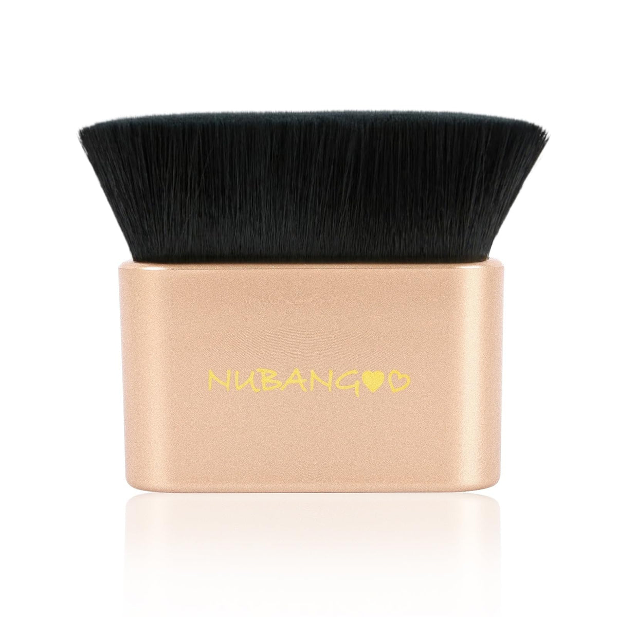 Professional Kabuki Foundation Brush,Makeup Brush, Self Tanner Brush,Self Tanning brush,Foundation Makeup Brush Cream Powder Liquid,Face Neck Body Leg Tanning Makeup (Pink Gold)